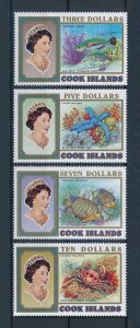 [114509] Cook Islands 1993-1994 Marine life fish sea star crab coral  MNH