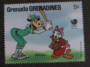 ​DISNEY-GRENADA STAMP-DISNEY CARTOONS -STAMP MNH SET VERY FINE