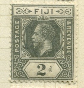 FIJI;   1922 early GV issue fine Mint hinged value 2d.