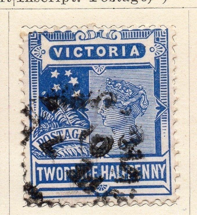 Australia; Victoria 1901-06 Early Issue Fine Used 2.5d. 059732