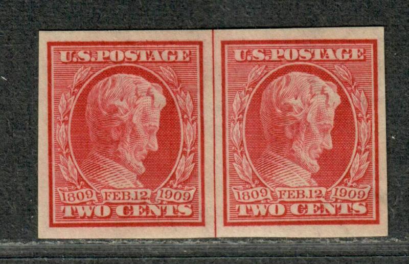 US Sc#368 M/NH/VF, Imperf Line Pair, Cv. $57.50