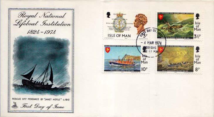 Isle of Man, First Day Cover, Ships