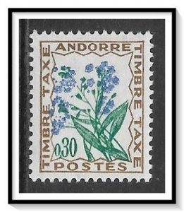 Andorra French #J50 Postage Due MNH