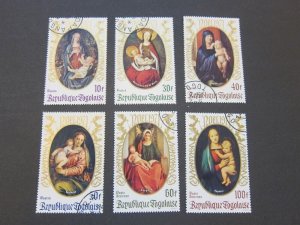 Togo 1971 Sc 798-801,C169-70 CTO Christmas set FU