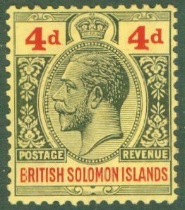 SOLOMON ISLANDS 33 MH (RL) 6935 BIN $2.00