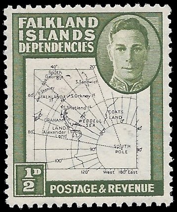 Falkland Islands Dependencies 1946 #1L1 Mint VLH