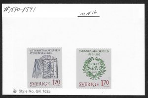 SWEDEN (80) Singles and Sets All Different All MINT NEVER HINGED much value!