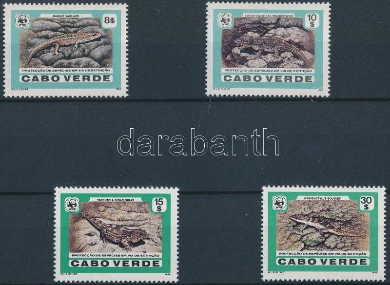 Cap Verde stamp WWF Lizards set MNH 1986 Mi 500-503 WS174390