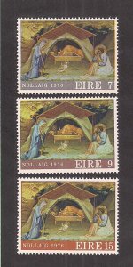 IRELAND SC# 408-10  FVF/MNH 1976