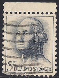 1213 5 cent George Washington XF used