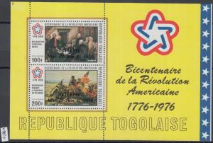 XG-Y968 TOGO IND - American Bicent., 1976 Interphil Overprints MNH Sheet