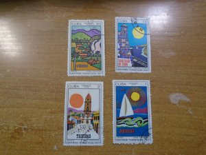 Cuba  #  1486-89  used