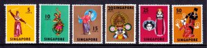 SIngapore - Scott #86//91 - MNH - A bit of scuffing #90 - SCV $4.75