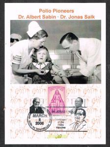 U.S. - 2006 - Polio Pioneer Souvenir Card