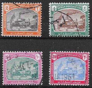 SUDAN SGD12/5 1948 POSTAGE DUE SET USED (r)