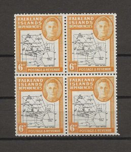 FALKLAND ISLANDS/FALKLAND ISLANDS DEPENDENCIES 1946/49 SG G6e/ea MNH Cat £255
