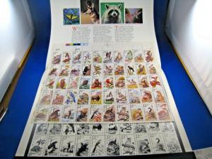 U.S. SCOTT # 2286-2335  - AMERICAN WILDLIFE  - FULL SHEET  -  MNH   (brig)