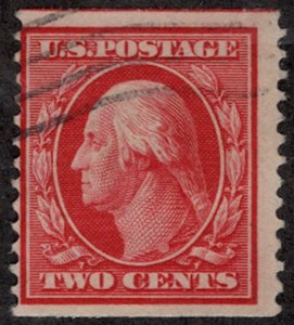 US #353 SCV $200.00 F/VF used, large top and bottom margins, 24.5mm,  terrifi...