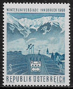 Austria #807 MNH Stamp - Winter University Games