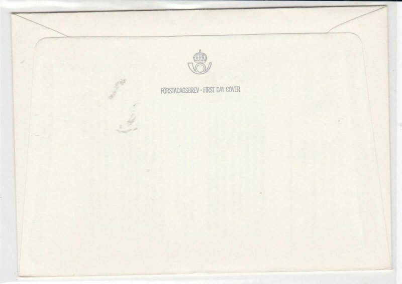 sweden 1977 plants with berries fdc stamps cover ref 20674