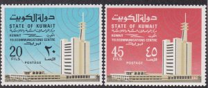 Kuwait # 543-544, Kuwait Telecommunication Center, NH, 1/2 Cat.