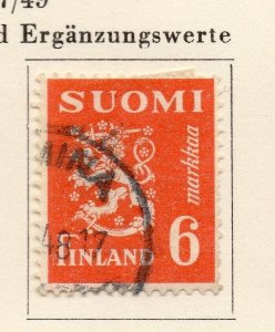 Finland 1947-49 Early Issue Fine Used 6p. NW-214525