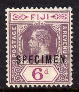 Fiji 1912-23 KG5 MCA 6d dull & bright purple overprin...