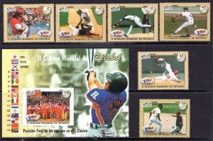 Cuba 2009 - World Baseball Classic - Sport - MNH Set + Souvenir Sheet