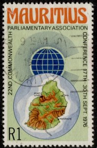 Mauritius #427 Commonwealth Emblem Used CV$0.50