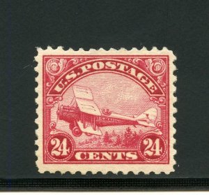 UNITED STATES  24c PLANE  SCOTT #C6 F/ VF NEVER HINGED SCOTT $130.00