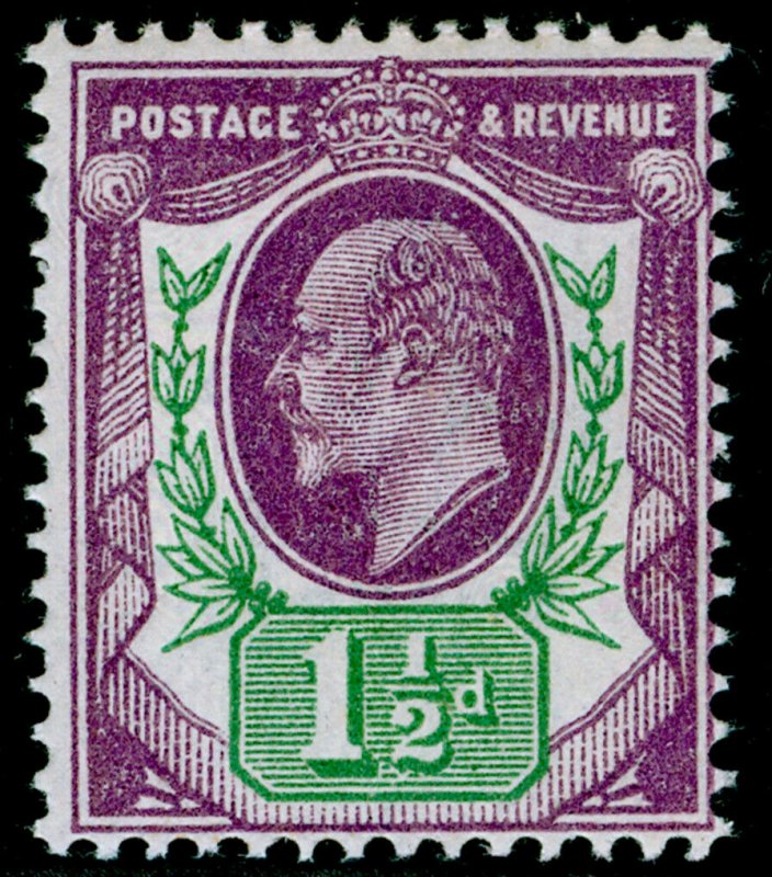 SG289 SPEC M10(7), 1½d slate-purple & green (F), NH MINT. Cat £60.