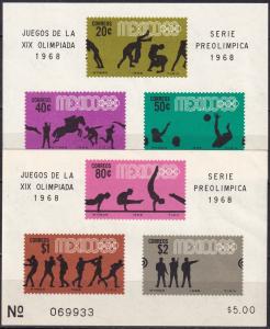 Mexico #992a, 995a  MNH CV $14.50 (A19329)