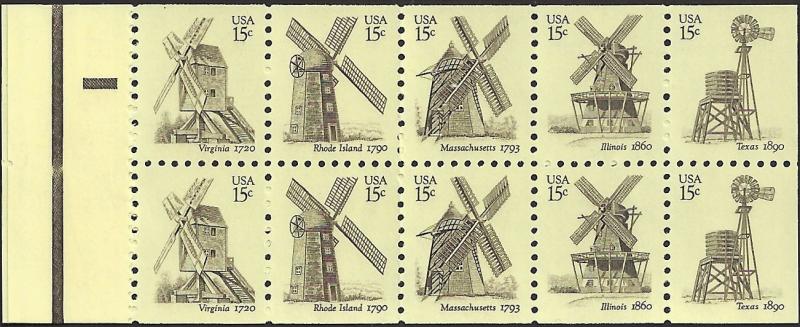 # 1738-1742 MINT NEVER HINGED WINDMILL