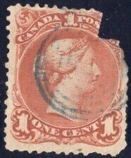 Canada 1c 1868-1876 Queen Victoria SC22