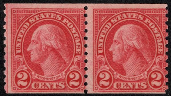 MALACK 599A Fine OG NH, Pair, post office fresh, nice price! k1487