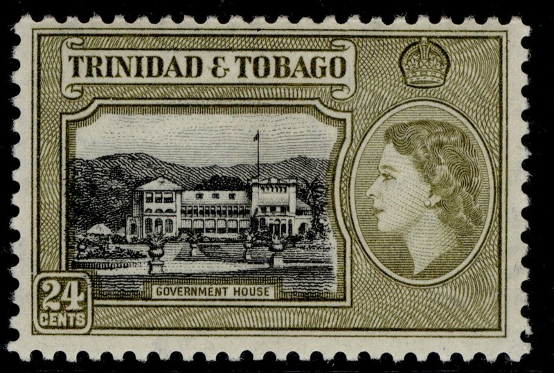 TRINIDAD & TOBAGO QEII SG275, 24c black & yellow-olive, M MINT. 