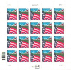 3448 - 34¢ Flag Over Farm Unused