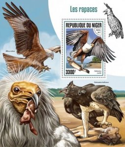 Niger - 2017 Birds of Prey - Stamp Souvenir Sheet - NIG17424b