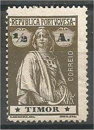 TIMOR, 1914, MH 1/2a, Ceres. Scott 156