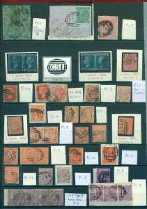 Danish West Indies 1865-79 BRITISH POST OFFICE C51&others specialized coll. Rare