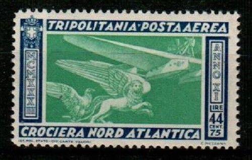 Tripolitania Scott C27 Mint NH (Catalog Value $50.00)