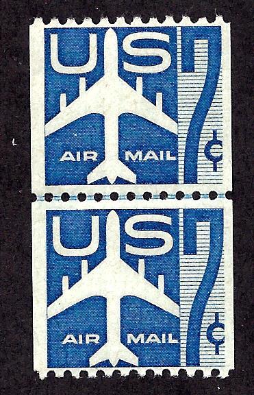 C52 Mint,OG,NH... Line Pair... SCV $15.00