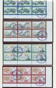 BELGIUM SELECTION B BLOCKS ON  PAGES MINT NEVER HINGED & USED