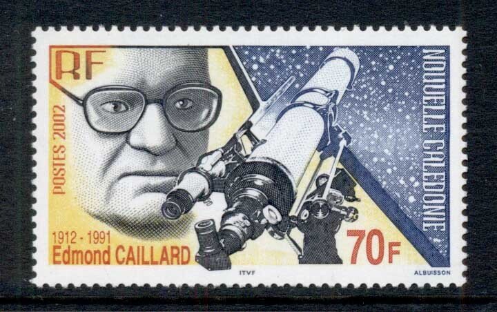 New Caledonia 2002 Edmond Caillard, Astronomer MUH