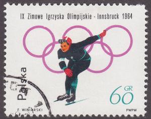 Poland 1201 Olympic Speed Skating 1964