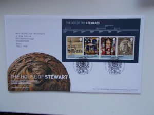 2010 The House of Stewart M/Sheet First Day Cover Stewart Street, London N14 SHS