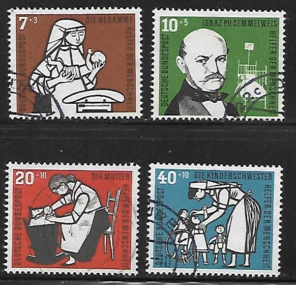 Germany - Semi-Postal - Scott #B350-353 - VF - Used
