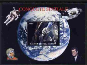 CONGO - 2011 - Conquest of Space #1 - Perf Min Sheet - MNH - Private Issue