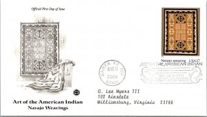 FDC 2004 SC #3873 Navajo Weavings - Santa Fe NM - Single - J3175