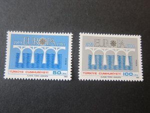 Turkey Turkiye Postalari 1984 Sc 2075-76 set MNH